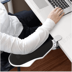 Foldable arm support for desk workspace