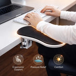 Ergonomic arm support for desk and computer use