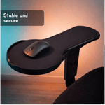 2-in-1 armrest mouse pad for desk with wrist support