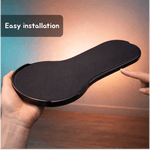 Memory foam armrest mouse pad for comfortable support