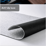 Desk mat with anti-slip base