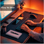 Desk mat for gaming and office workspace