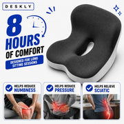 Memory Foam Seat Cushion for Office & Car