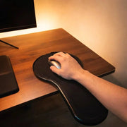 Armrest mouse pad for desk with ergonomic arm support