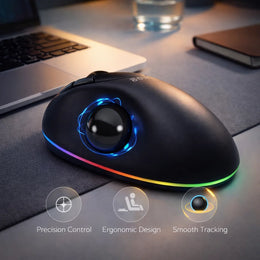 Ergonomic Wireless Trackball Mouse