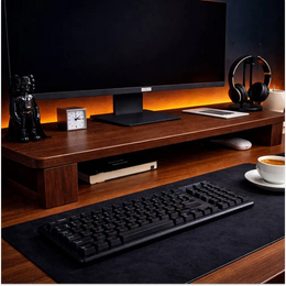 Wood Monitor Stand Riser